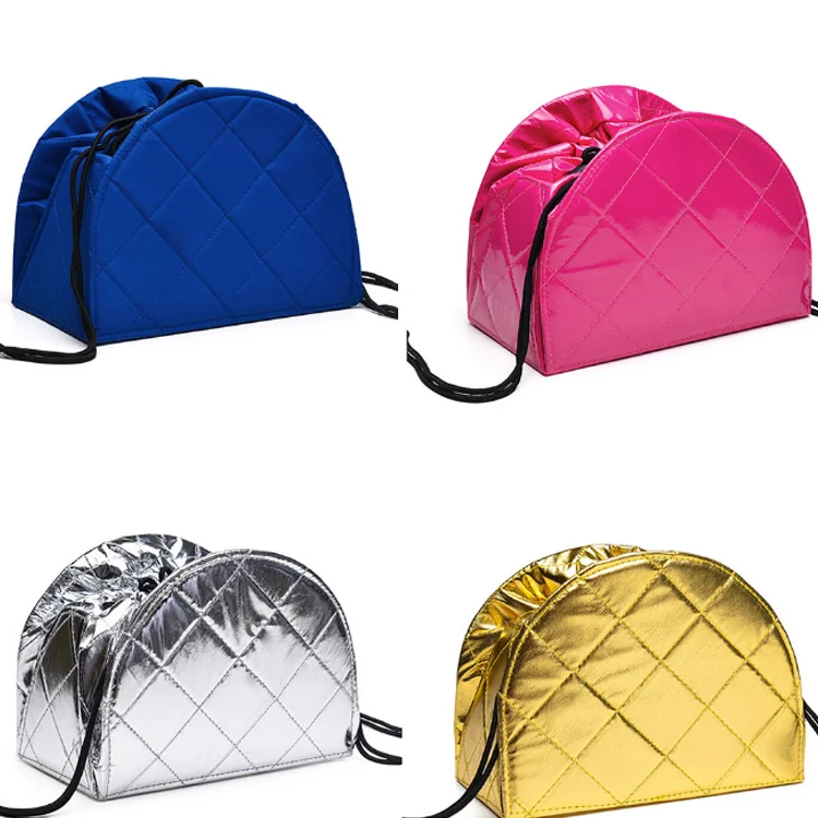 Fashion Portable Drawstring Lazy Makeup Pouch Cosmetic Toiletry Bag For Travel