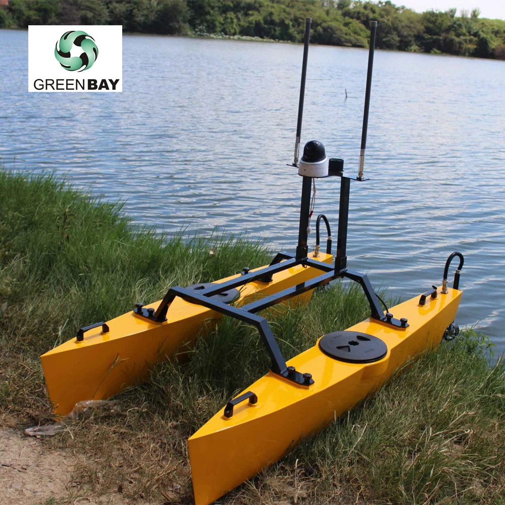 Unmanned Marine Data Collection Hydrocarbon Detection Remote Control Surface Vessel Hydrographic Bathymetry Survey Boat