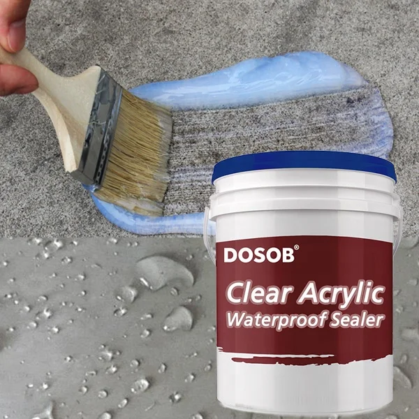 
Transparent Waterproof Coating for Bathroom Roof Wall Corner 