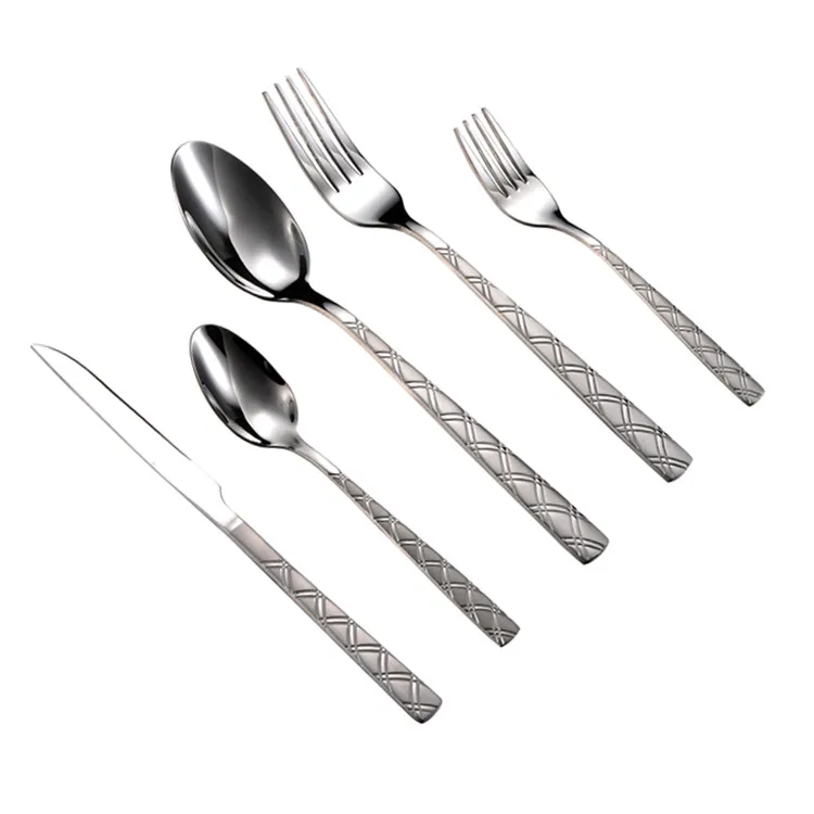 Нержавеющая сталь столовые приборы оптовая продажа 72 шт. набор столовых приборов для 12 человек