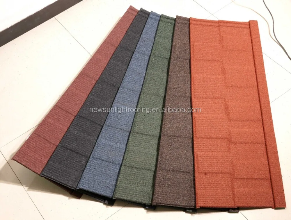 cheap building materials corrugated sheet stone coated roofing tile