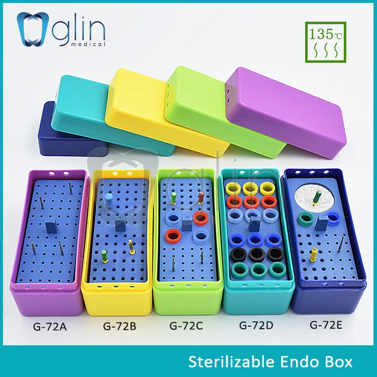Colorful Multifunction Diamond Burs and Endo Files Sterilizable Endo Box