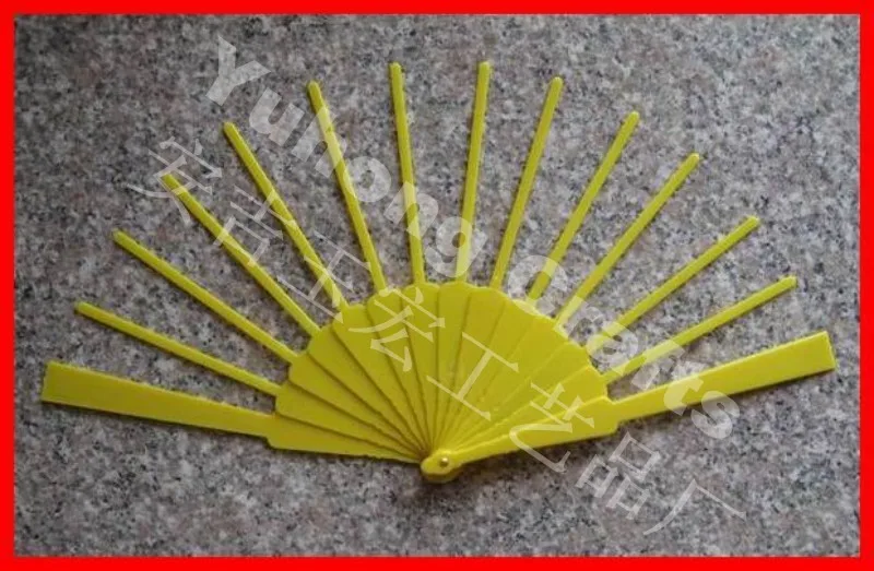 Plastic crafts hand fan frame