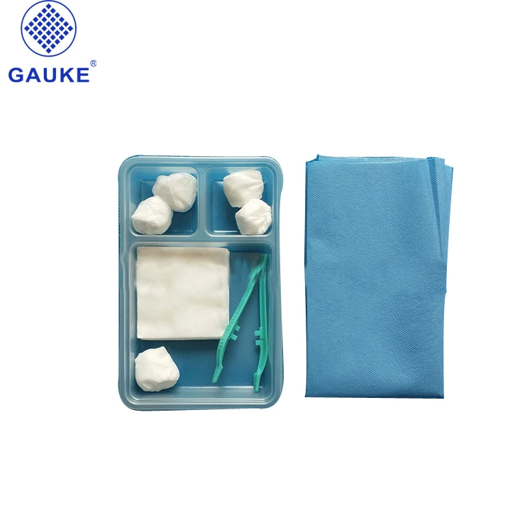 disposibal medical sterile wound dressing set