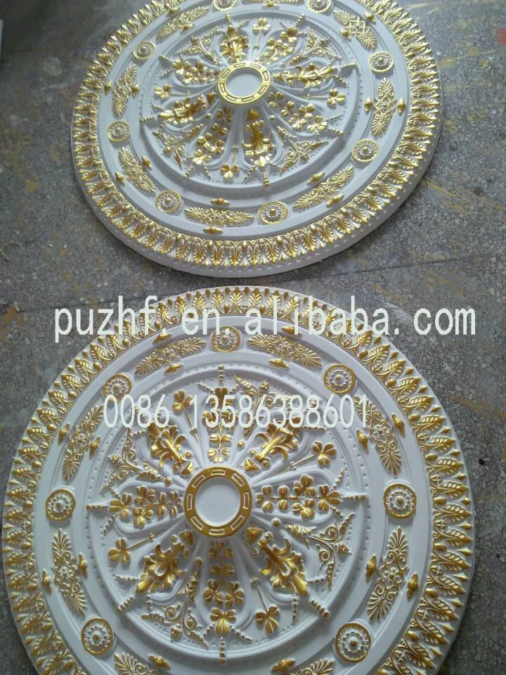 
High Density polyurethane Ceiling Ornaments ceiling medallion 