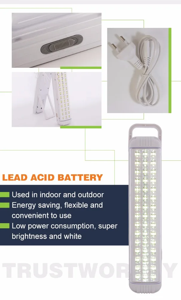 high quality energy saving rechargeable led emergency lights