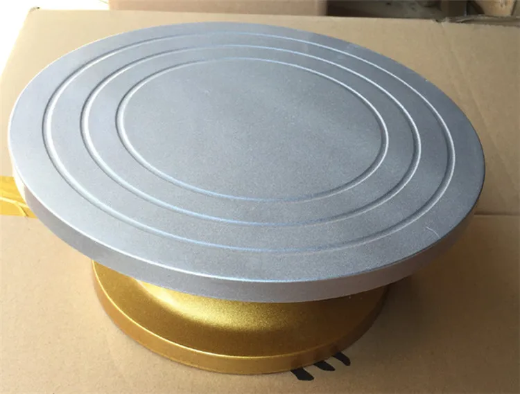 new design Stainless steel cake stand decorating turntable for cake decoration