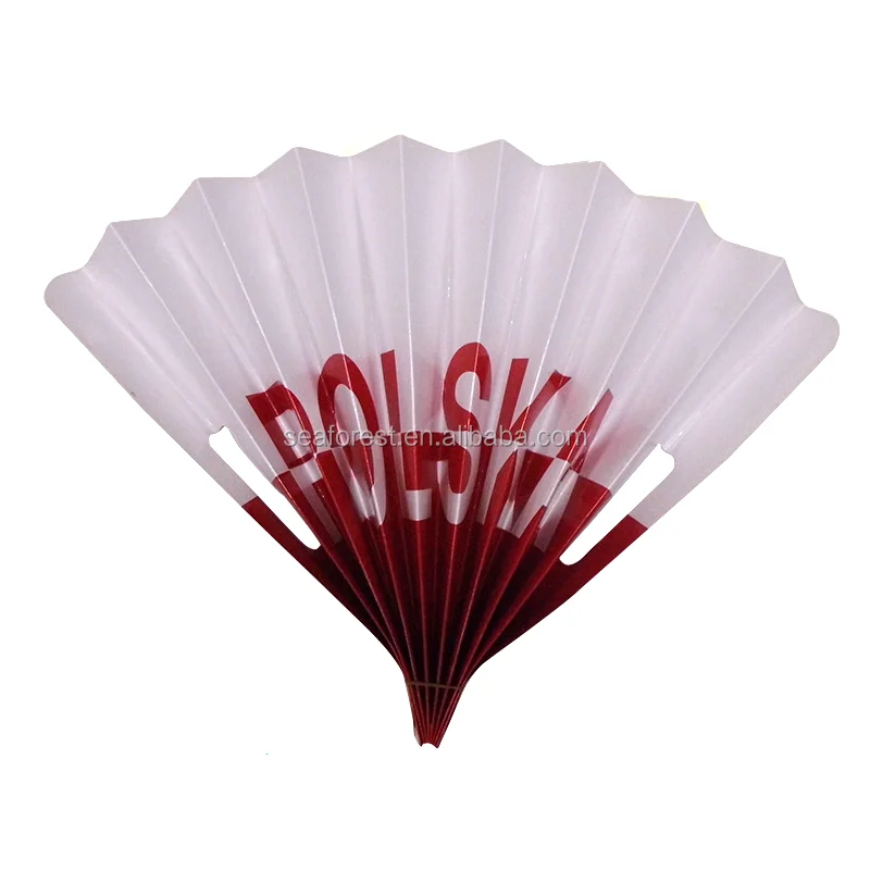 Cheap Custom Folding Football Fans Cheering Hand Paper Fan Clapper