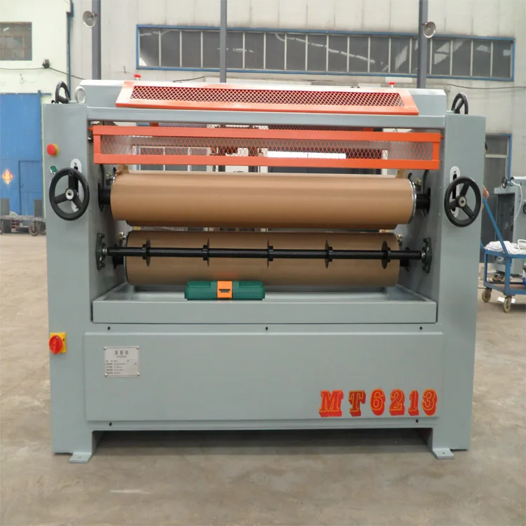 function of single/double surface glue roller spreader machine for plywood