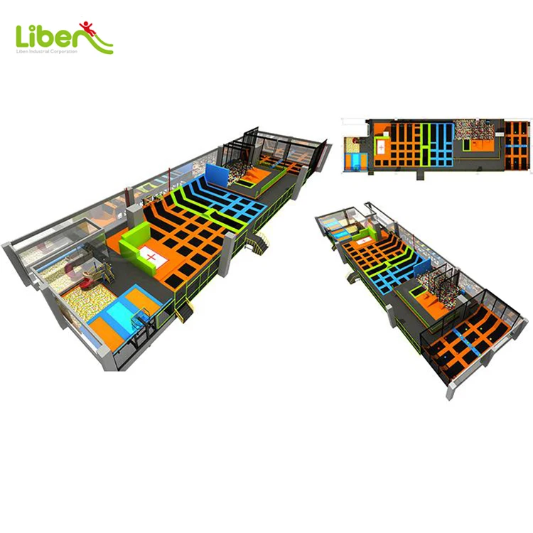 High quality European Standard Commercial trampoline park with diversed activities