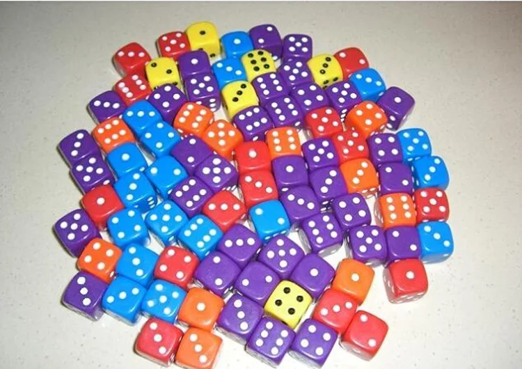 
16 mm Round-corner Acrylic Dice for Casino Game 
