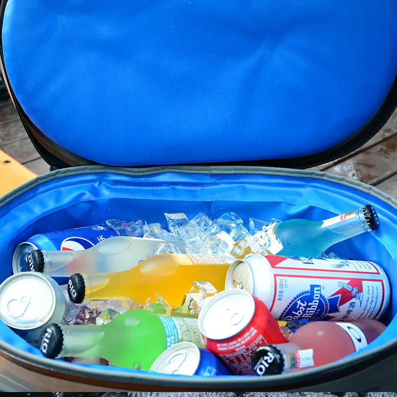 Water Bottle Kraft Canvas Trolley Ice Jute Picnic Freezable Lunch Cooler Bag 2020 Large Solar Round Gym Food Delivery 12 Can