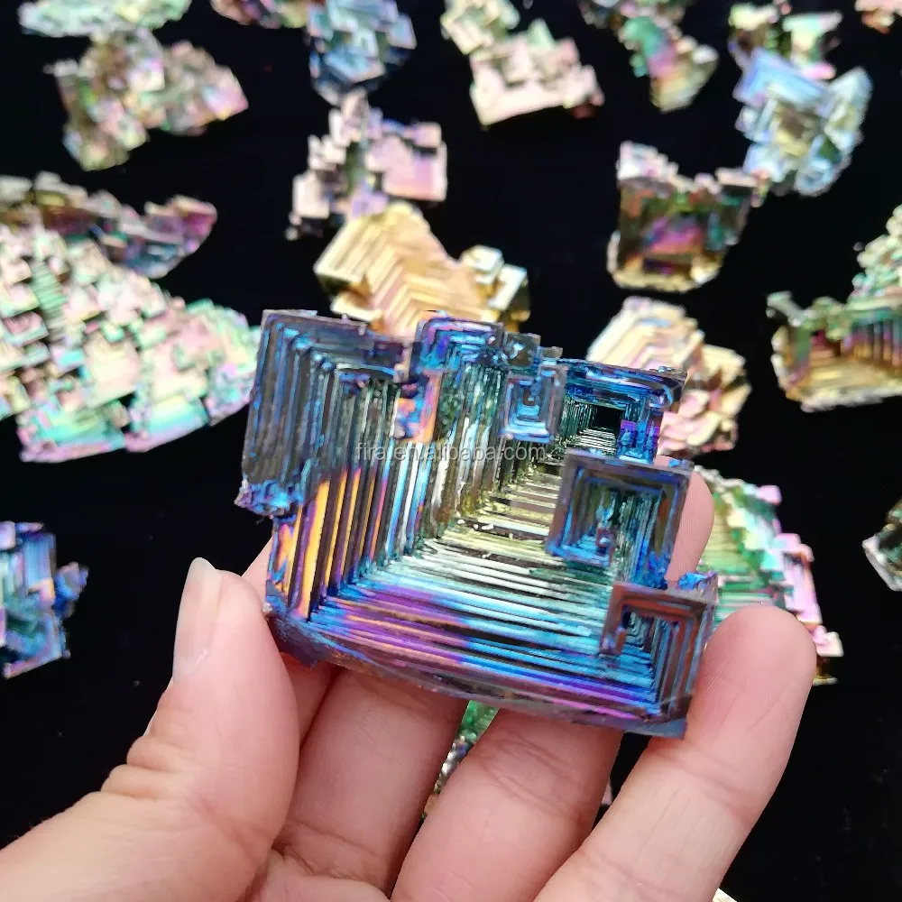 Donghai Exllect quality natural fancy bismuth mineral ore crystals for sale