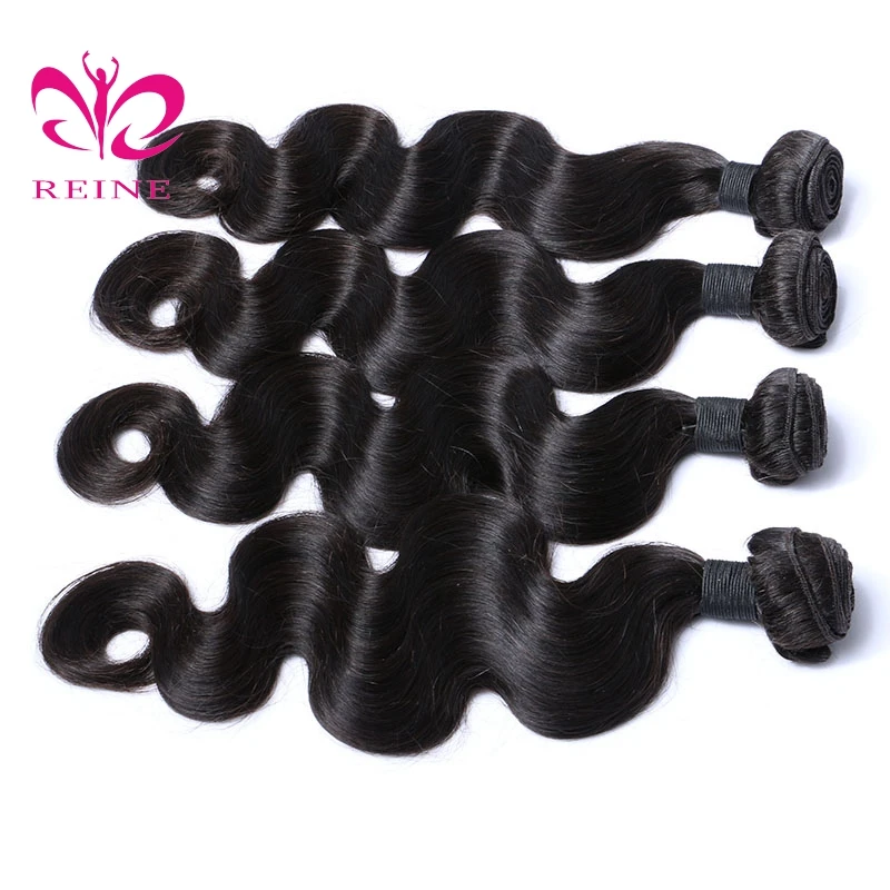 REINE 100% Human Virgin Mink Brazilian Woman Long Hair Raw Virgin Unprocessed Human Hair 9A grade remy hair
