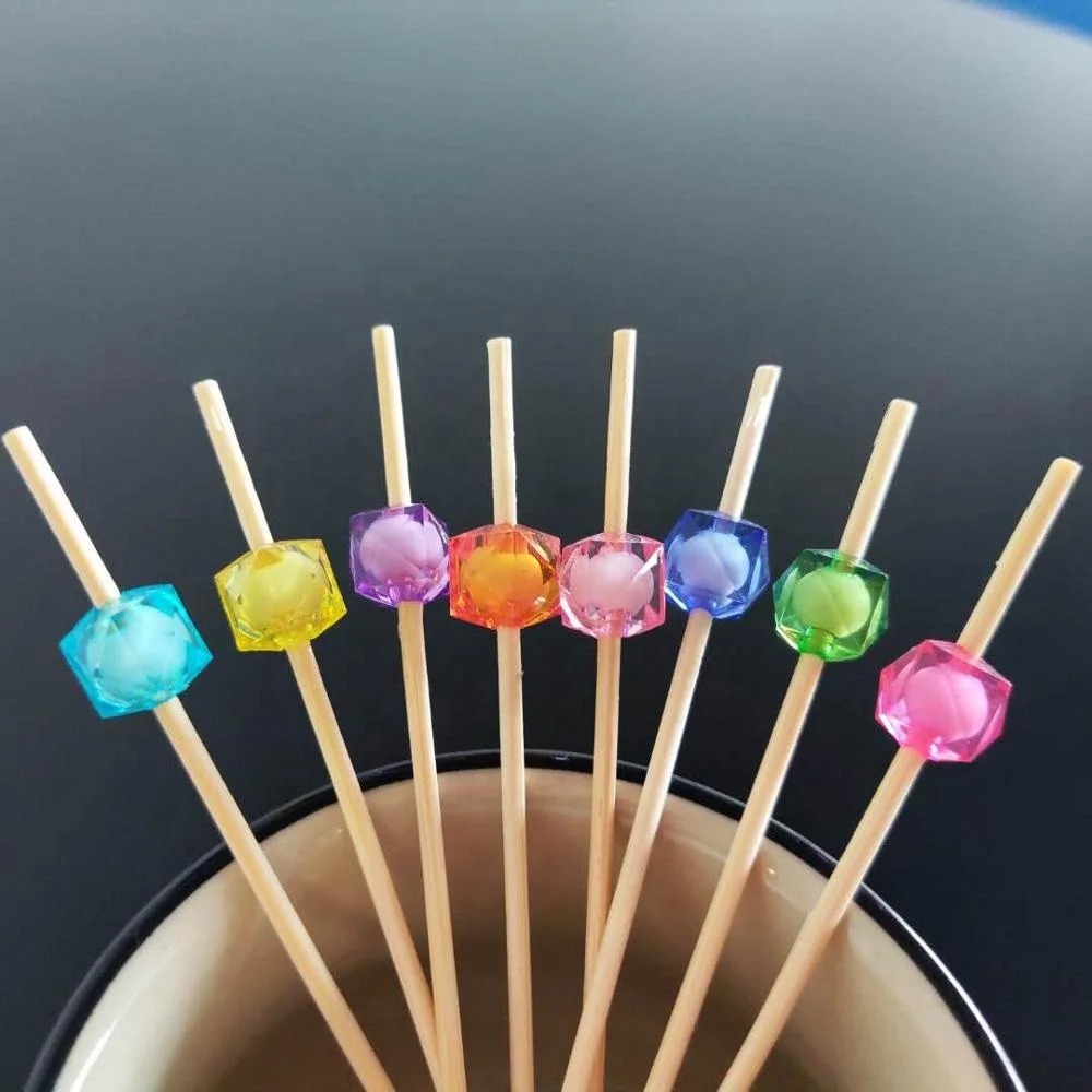 120mm party cupcake decoration flexible bamboo sticks disposable skewer bamboo sandwich stick
