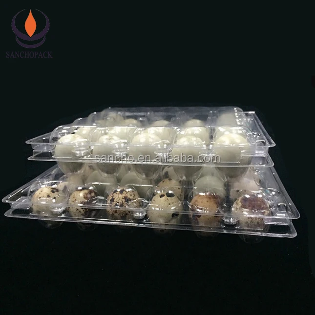 Пластиковый лоток для упаковки перепелов из ПЭТ