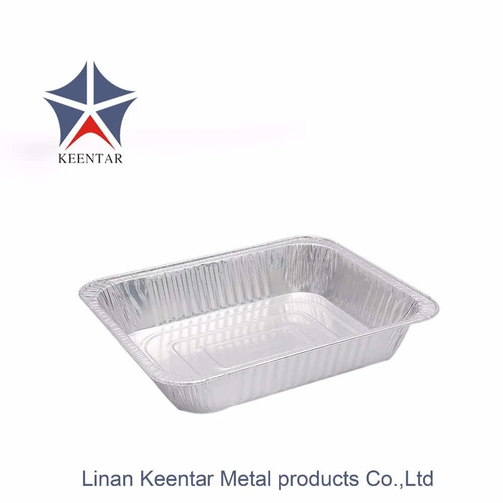 High quality half size aluminum foil container