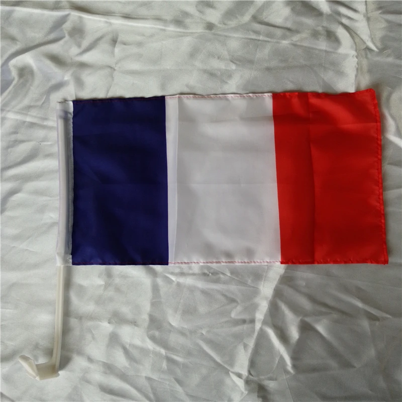 custom France car window flags car mirror cover flag