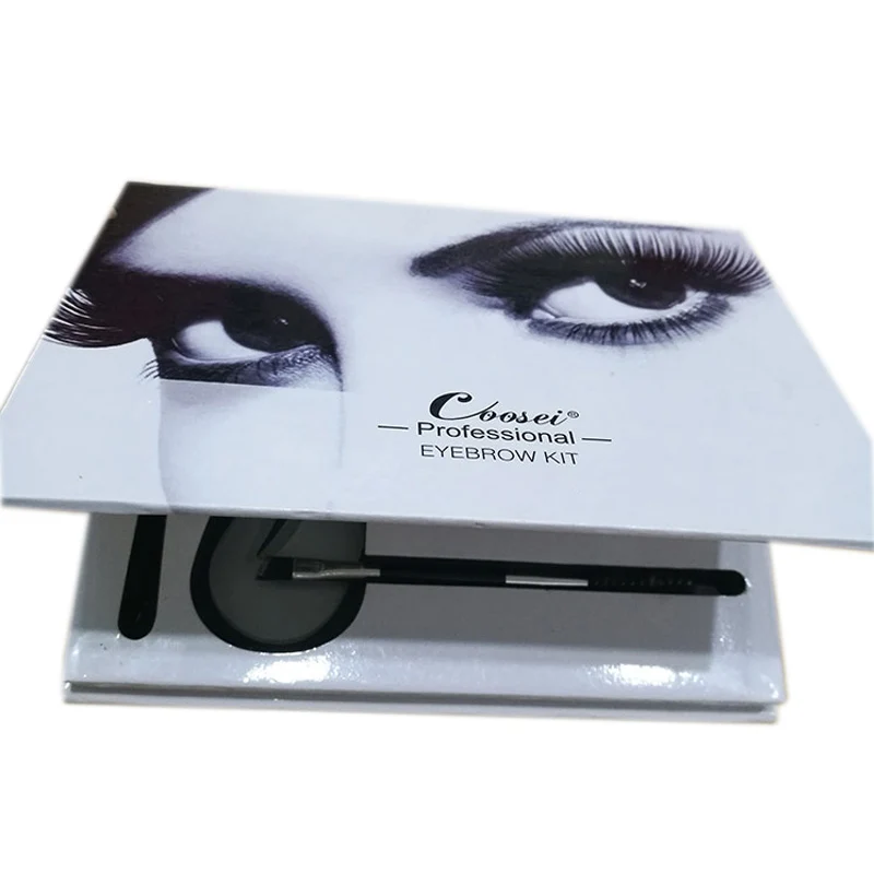 4 Powder Shades with Brush & Mirror Eyebrow Set high quality fashion eyebrow powder