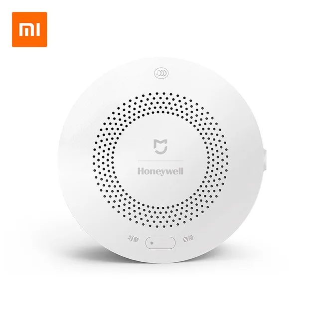 
Original Xiaomi Mijia Honeywell Gas/Smoke Alarm Detector Remote Fire Announciator Progressive Sound Mihome Remote Control APP 