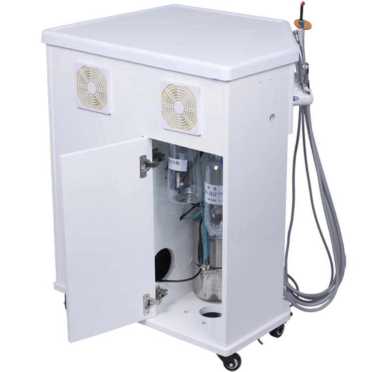 Portable Dental Cabinet unit with Compressor