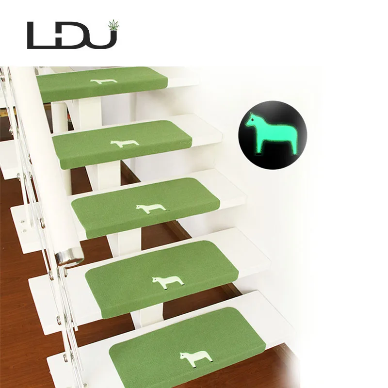 Keep Warm And Prevent Noise, Strong Self-adhesion and Anti-slip Bottom Stair Mat