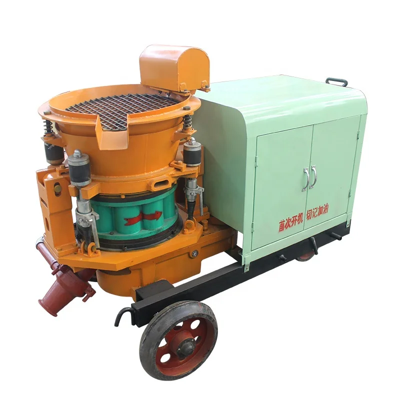 after-sales service provided mini wet and dry mix shotcrete machine for sale