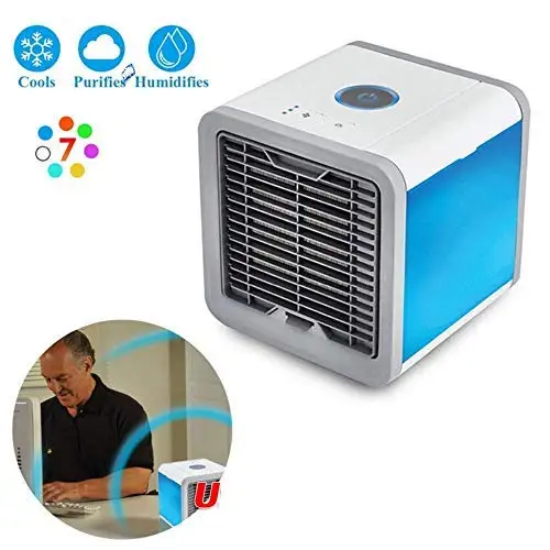 Portable Personal Space Cooler Quick &Easy Way to Cool Air Conditioner Micro USB Refrigeration Humidification