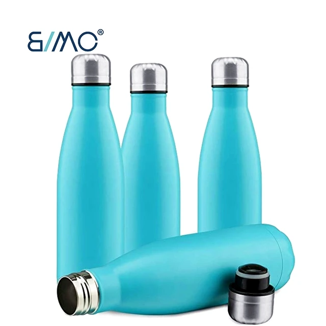 Hot Sale Double Wall Water Bottle With Lid Wholesale Insulated Cola Shaped Yoga Eco Life Sports Water Bottle