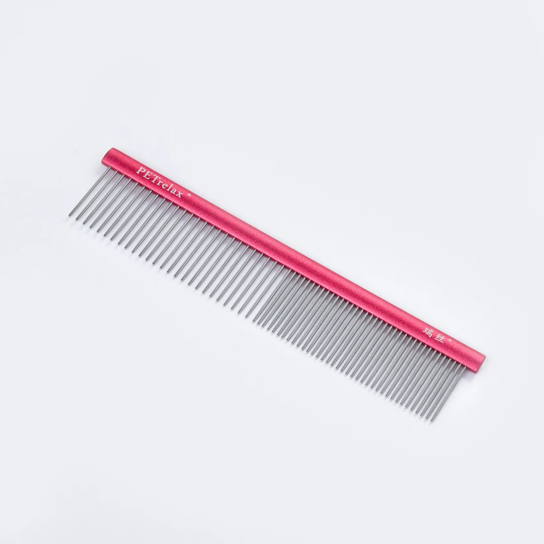New design aluminum pet straight comb label private