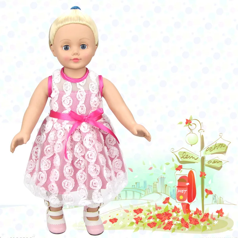 hot 2016 new style Popular 18 45cm American girl doll clothes accessories Dress Up every family