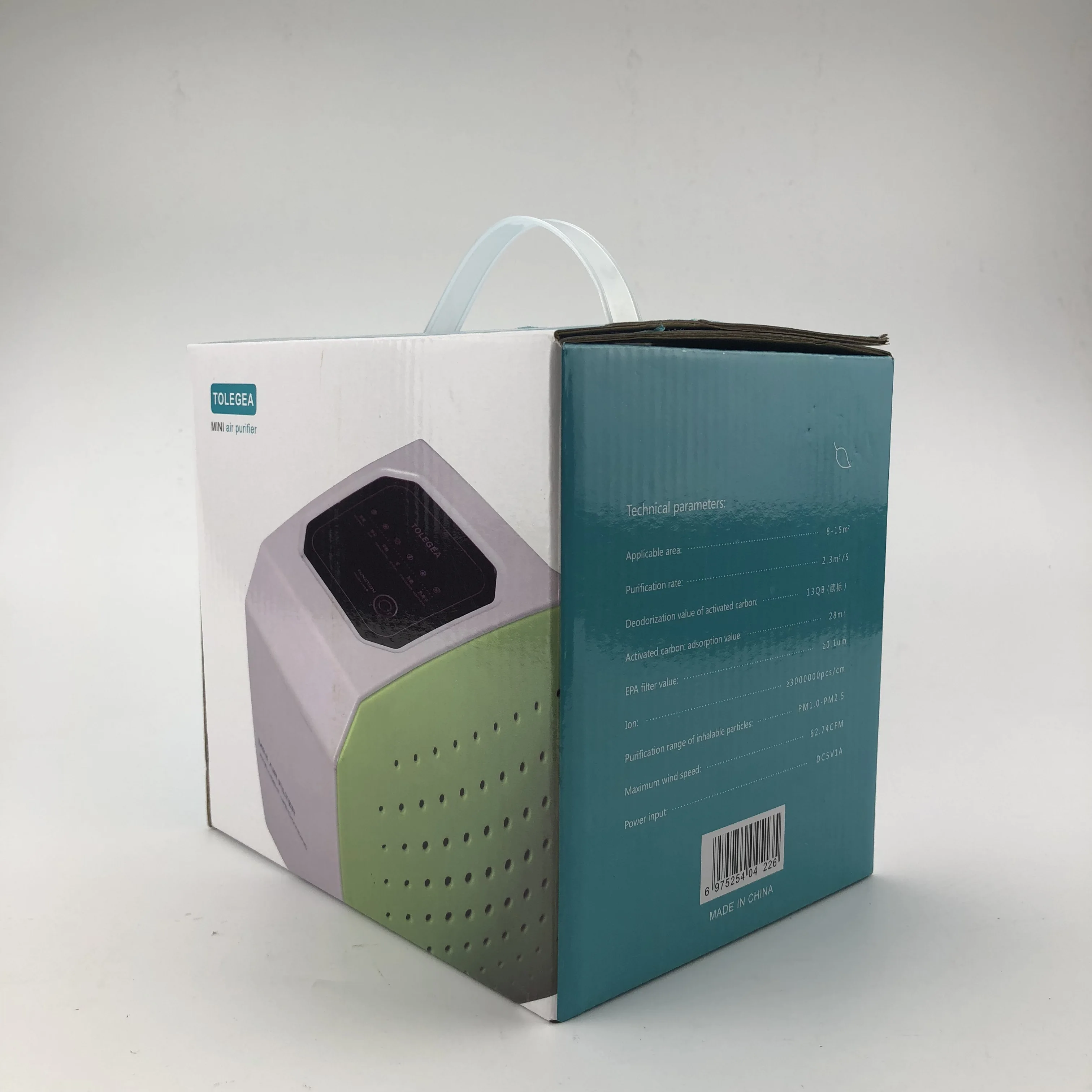 Mini Air Purifier Ture HEPA Filter Air Eliminator for Smokers, Smoke, Dust, Mold, Home and Pets, Air Cleaner