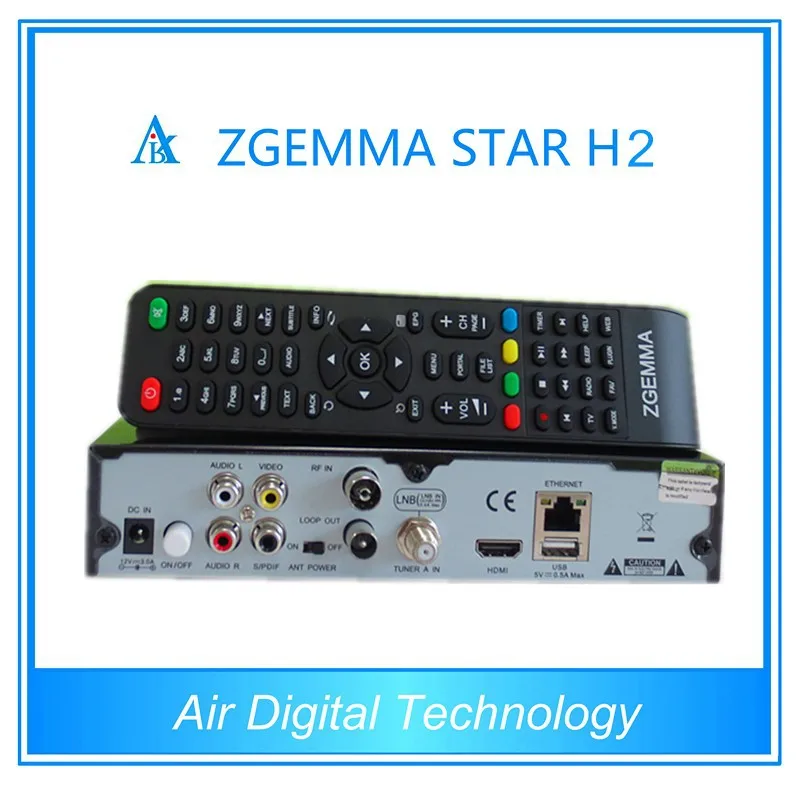 zgemma star h2 combo dvb-s2 dvb-t2 satellite receiver cable set top box price zgemma h2 stock