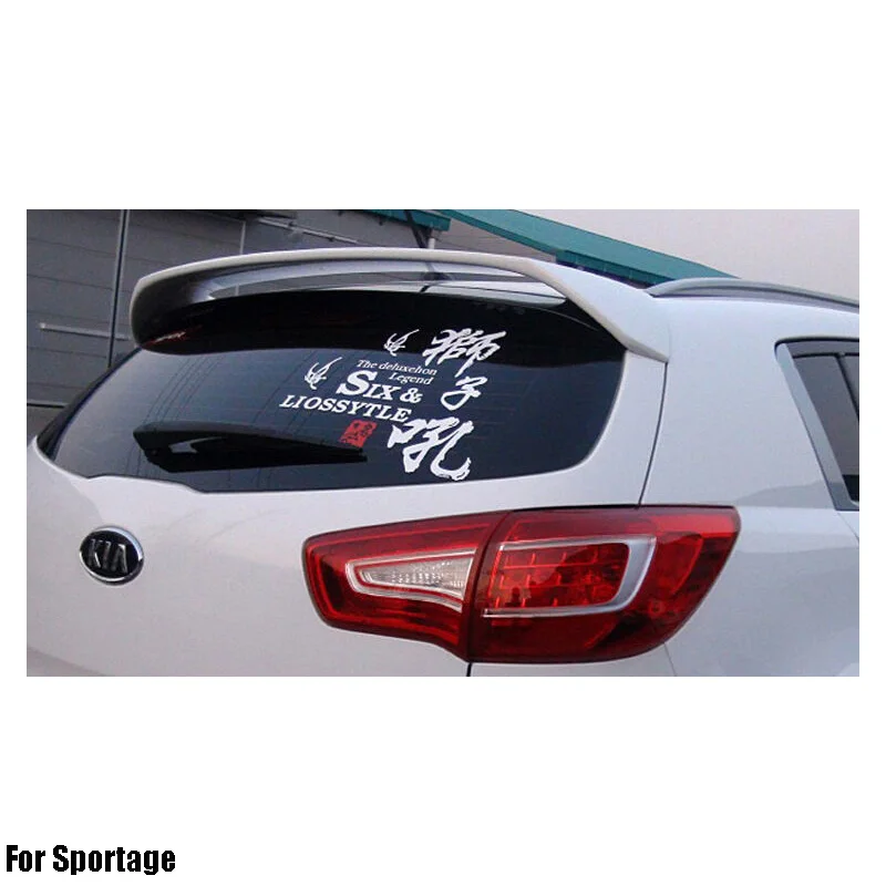 
ABS Primer Painted Back Rear Spoiler Lip Wing For Sportage 2011 2015 Rear Spoiler 