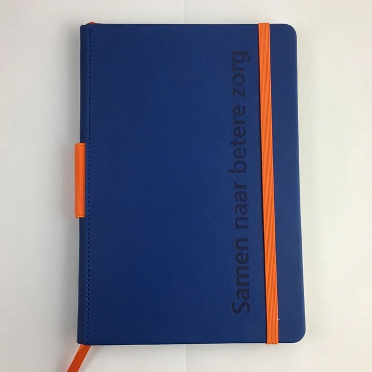 2020  journal leather Notebook with Pen Loop - Elegant Black  Notepad with Premium Thick Paper A5