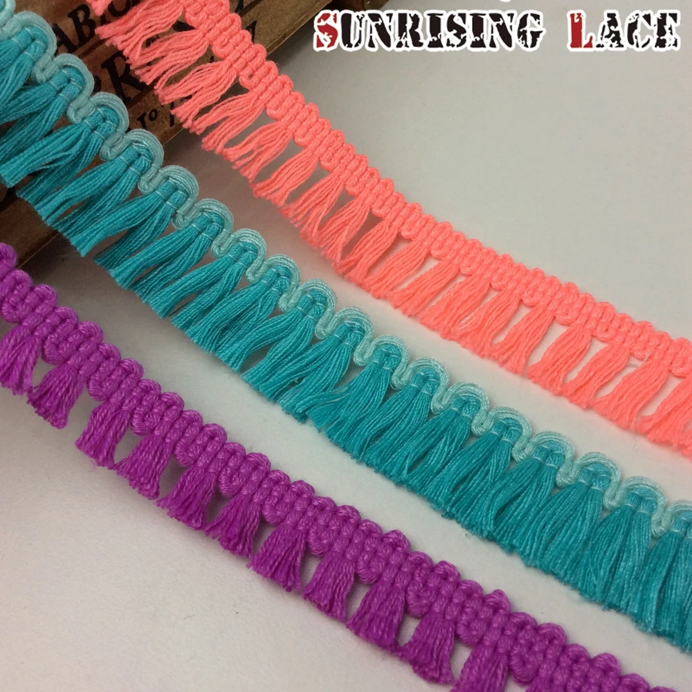 Wholesale Tassel Cotton Lace Trim And Fringe For Curtains And Carpets