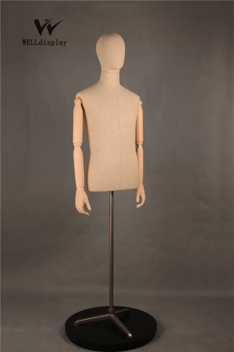 new wholesale male suit form mannequin retail display tailor gym dummies manikin with egg head  with tripod stand for clothes