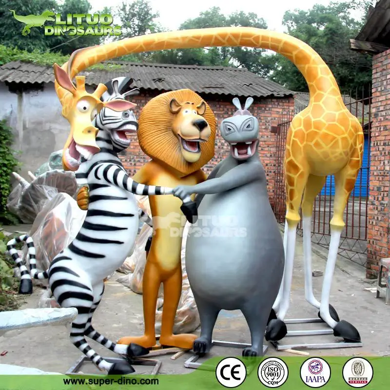 Life Size Fiberglass Cartoon Character Statue