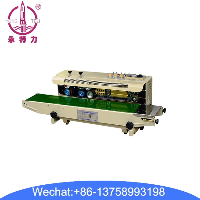 FR-900 automatic sealing machine Continuous Band Sealer for PP PVC foil bag