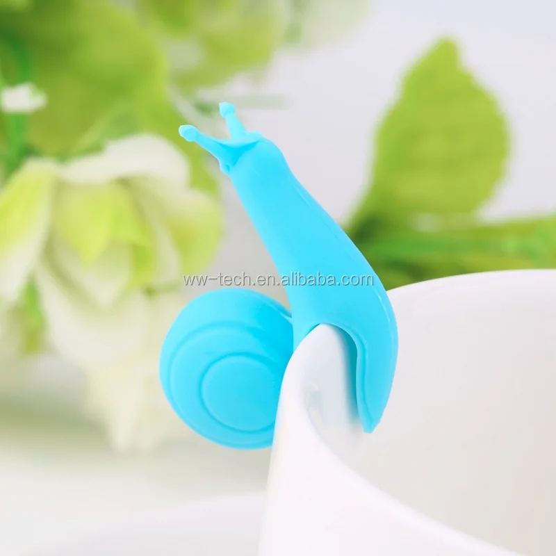 
Silicone Snail Tea Bag Holder Clips 