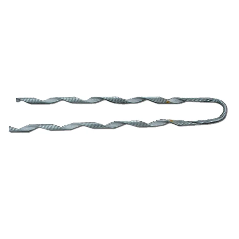 Wire preformed guy grip for adss/opgw with inner rod