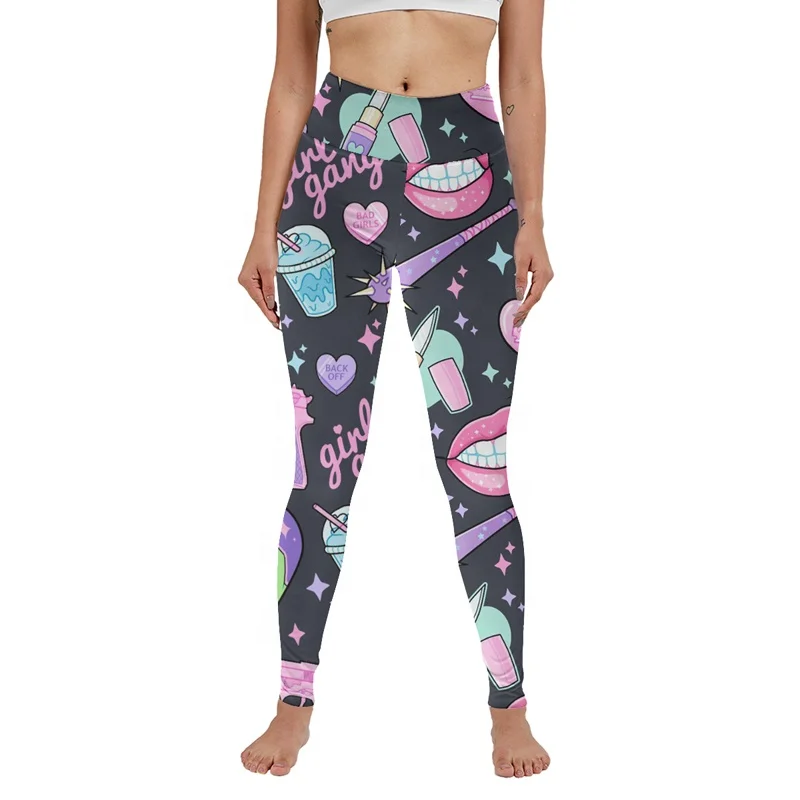 Woman Yoga Pants Wholesale Professional Apparel Manufacturers Active Wear Sweet Girl Running Sports Gym Leggings