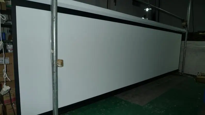 motorized screen projector wide projector screen big size