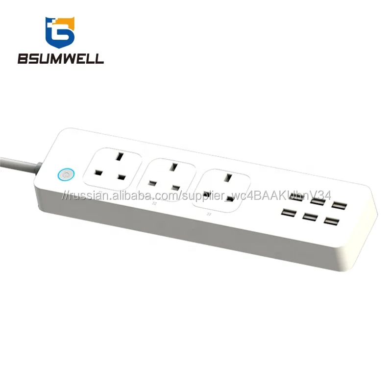 Оптовая продажа с фабрики стабилизатор напряжения жилой/назначения широкого применения В 250 В номинальное напряжение 3 банды smart Британский Мощность Розетки