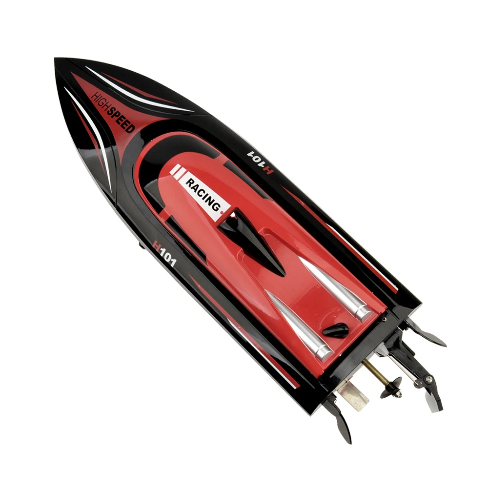 NEW RC Boat H101 Racing 2.4Ghz 30KM/H High Speed Remote Control With LCD Screen 180 Degree Flip Electric Speedboat