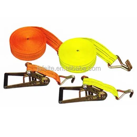 Nylon Tie Down Lashing Strap Pack Keeper Metal Buckle Cargo Luggage Bag Belt