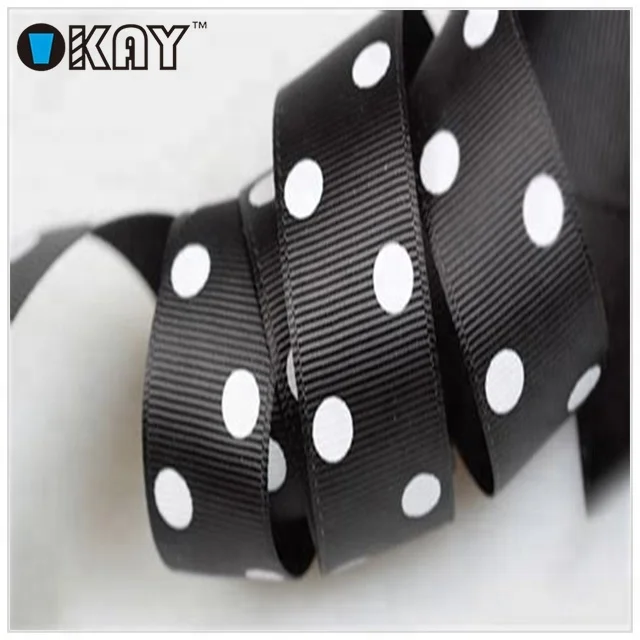 Customized Roll Packing Printing White Logo Black Ribbon
