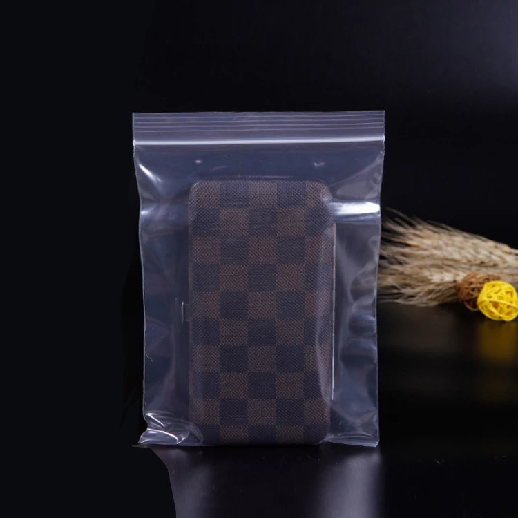 Supplier Factory In Stock Food Grade Grip Self Press LDPE PE Plastic Clear Reclosable Poly Ziplock Zip Lock Bags For Sale