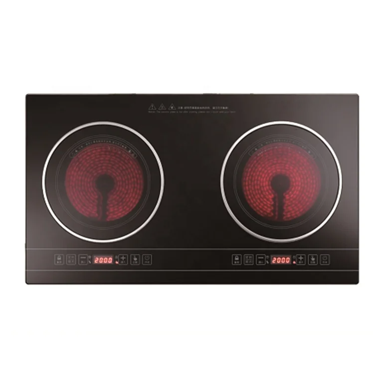 Kitchen appliances cheap induction cooktop 2 Two burner hob induction cooker for Chafing dish / hotpots/BBQ/Barbecue
