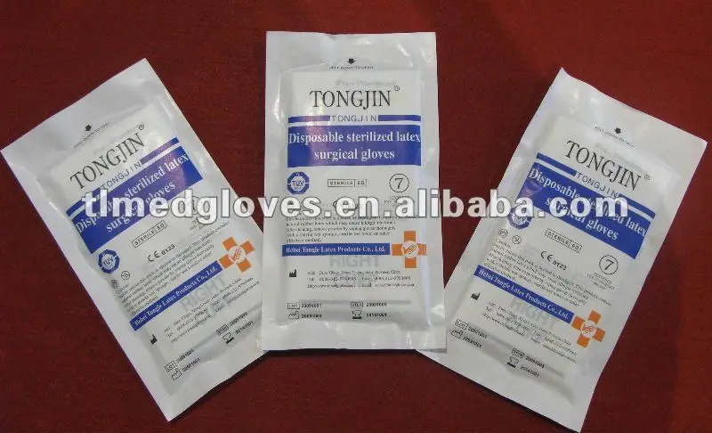 Стерильные латексные хирургические перчатки